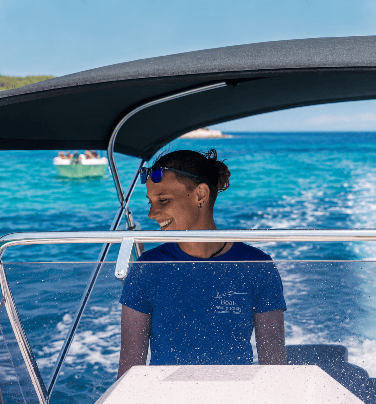 Captain Mia Kazoti — licensed captain in the Trogir area